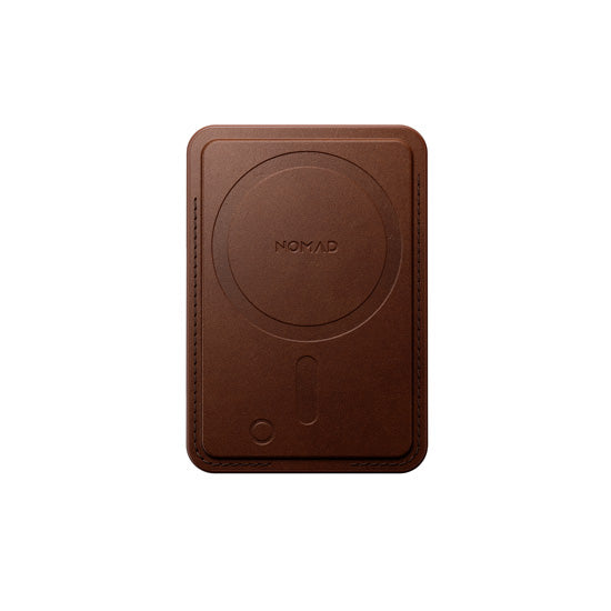 Mag Wallet com Find My Rustic Brown