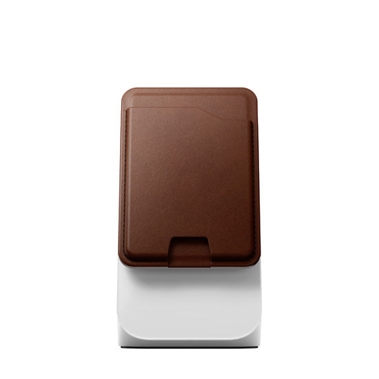 Mag Wallet com Find My Rustic Brown