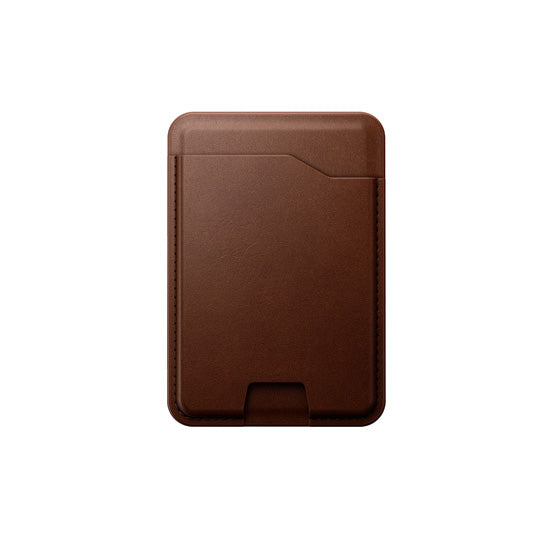 Mag Wallet com Find My Rustic Brown