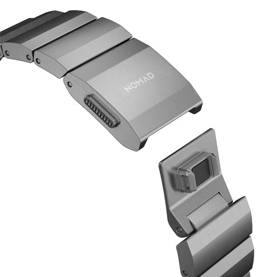 Bracelete de Titânio 38/40/41/42mm Prata