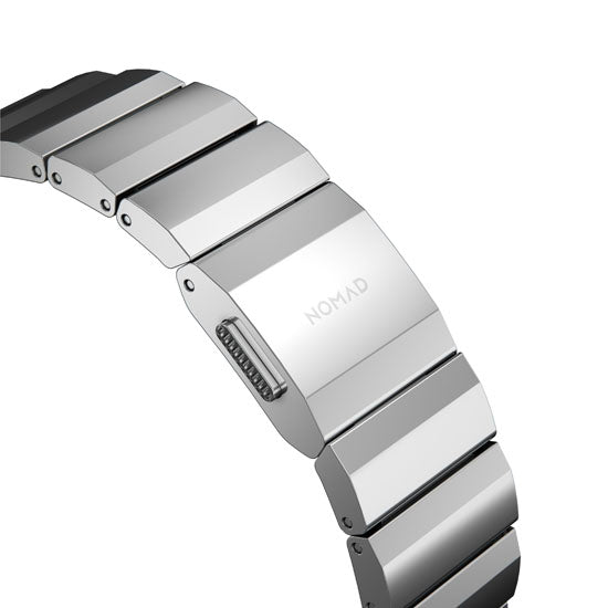Bracelete de aço 38/40/41/42 mm V2 Prata