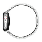 Bracelete de aço 38/40/41/42 mm V2 Prata