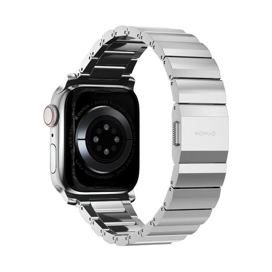 Bracelete de aço 38/40/41/42 mm V2 Prata