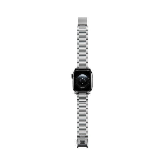 Bracelete de aço 38/40/41/42 mm V2 Prata