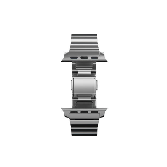 Bracelete de aço 38/40/41/42 mm V2 Prata