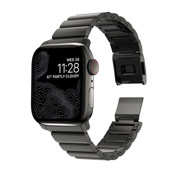 Bracelete de aço 38/40/41/42 mm V2 Graphite Hardware