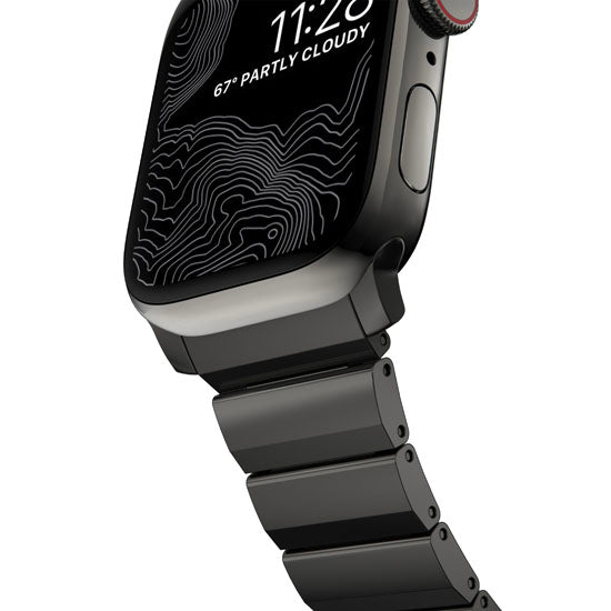 Bracelete de aço 38/40/41/42 mm V2 Graphite Hardware