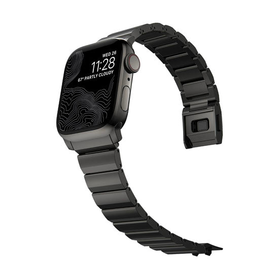 Bracelete de aço 38/40/41/42 mm V2 Graphite Hardware