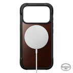 Rugged Capa de couro Horween iPhone 17 Pro Rustic Brown