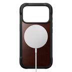 Rugged Capa de couro Horween iPhone 17 Pro Rustic Brown