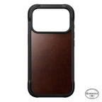 Rugged Capa de couro Horween iPhone 17 Pro Rustic Brown