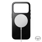 Capa Traditional Horween de couro iPhone 17 Pro Preto