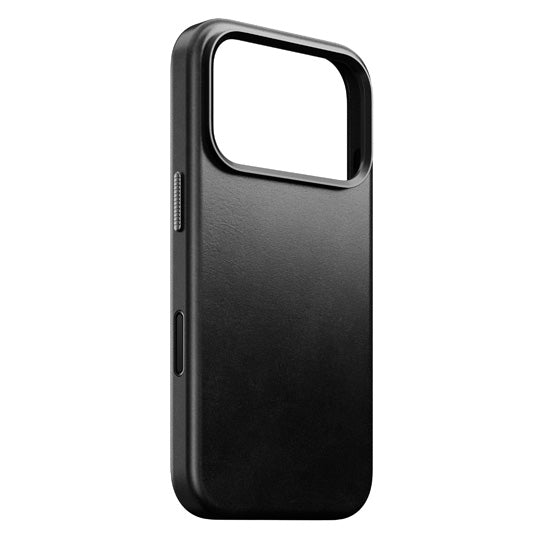 Capa Traditional Horween de couro iPhone 17 Pro Preto