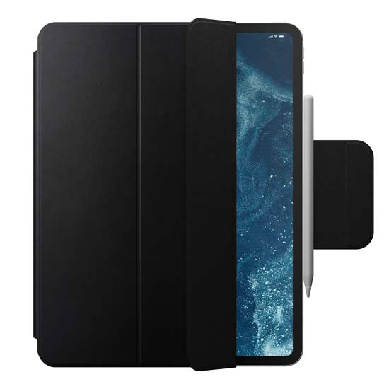 Folio em couro para iPad Pro 13 (M4/M5) Preto