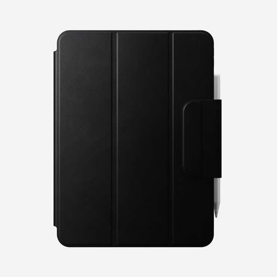 Folio de couro para iPad Pro 11 (M4/M5) Preto