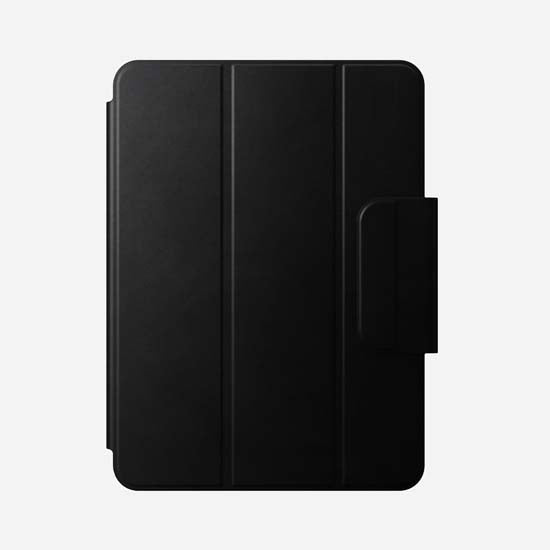 Folio de couro para iPad Pro 11 (M4/M5) Preto