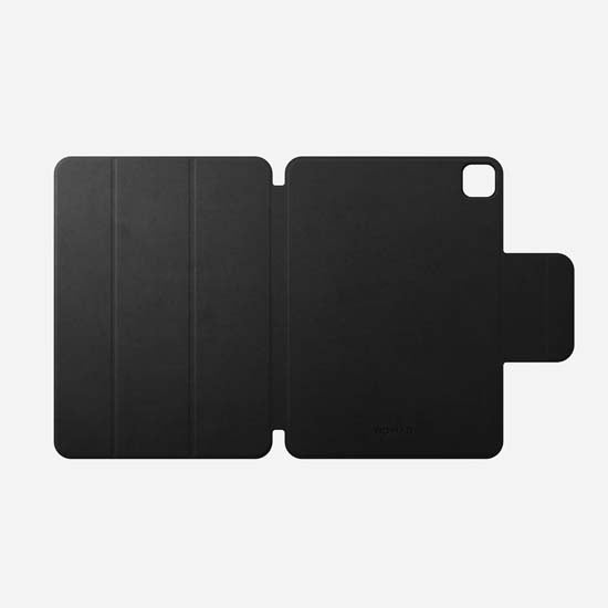 Folio de couro para iPad Pro 11 (M4/M5) Preto