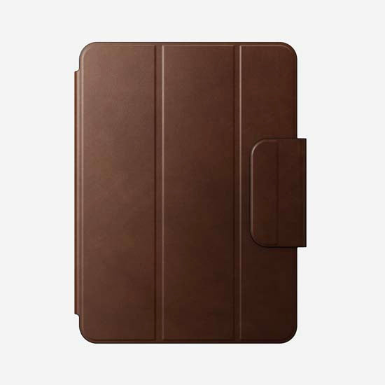 Folio em couro para iPad Pro 11 (M4/M5) Marrom