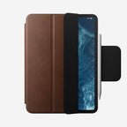 Folio em couro para iPad Pro 11 (M4/M5) Marrom