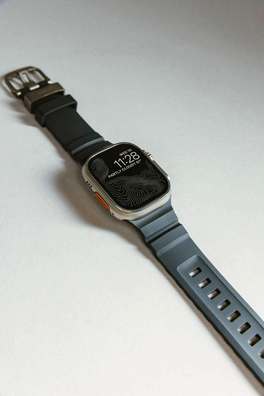 Rocky Point Band 44/45/46/49mm Storm/Natural Hardware