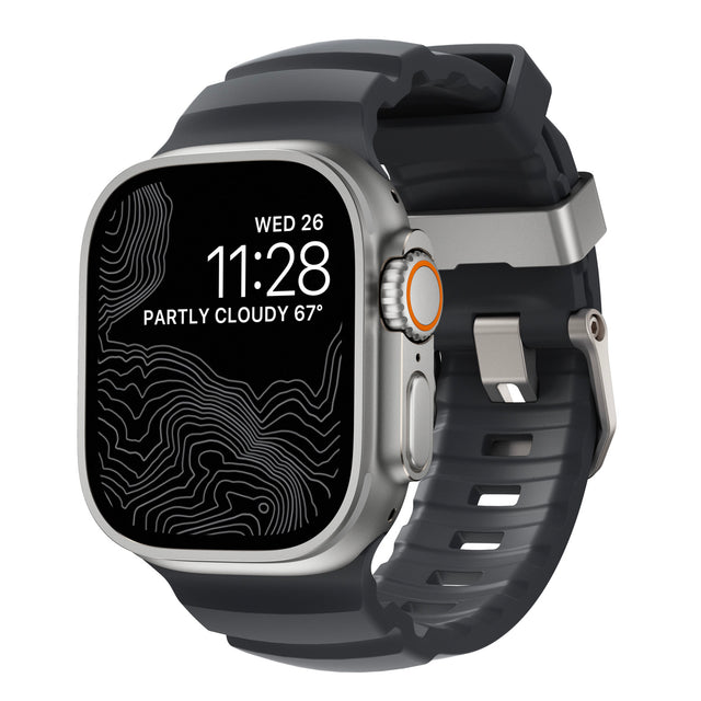 Rocky Point Band 44/45/46/49mm Storm/Natural Hardware