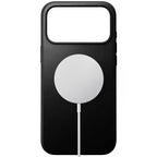 Capa de Couro Modern iPhone 17 Pro Max Preto