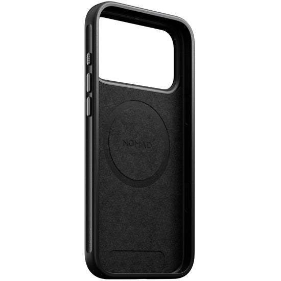 Capa de Couro Modern iPhone 17 Pro Max Preto