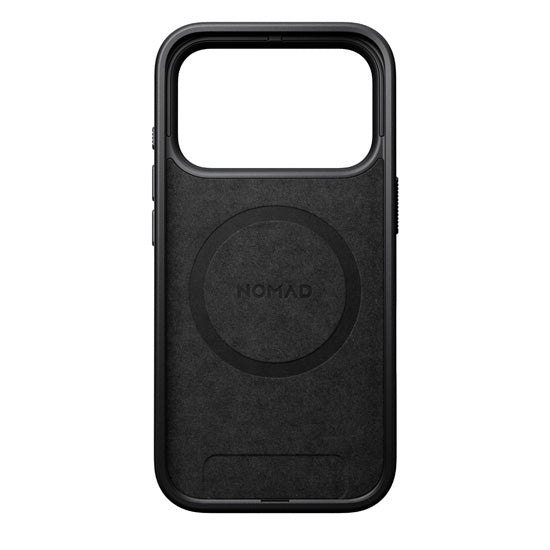 Capa Moderna de Couro iPhone 17 Pro Preta