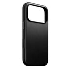 Capa Moderna de Couro iPhone 17 Pro Preta