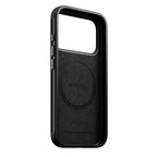 Capa Moderna de Couro iPhone 17 Pro Preta