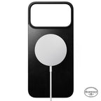 Capa traseira de couro magnética Horween iPhone 17 Pro Max Castanha