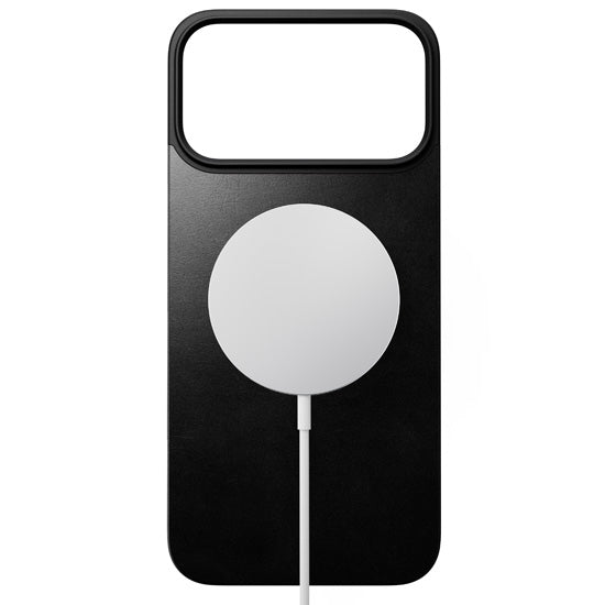 Capa traseira de couro magnética Horween iPhone 17 Pro Max Castanha