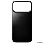 Capa traseira de couro magnética Horween iPhone 17 Pro Max Castanha