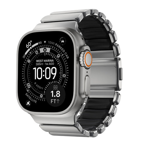 Bracelete Stratos 49mm Natural Titanium/Black KFM