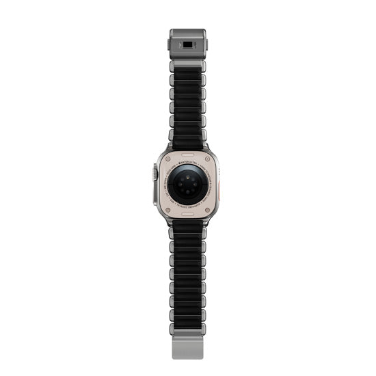 Bracelete Stratos 49mm Natural Titanium/Black KFM