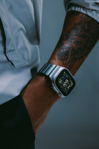Bracelete Stratos 49mm Natural Titanium/Black KFM