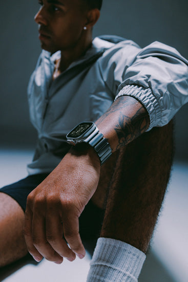 Bracelete Stratos 49mm Natural Titanium/Black KFM