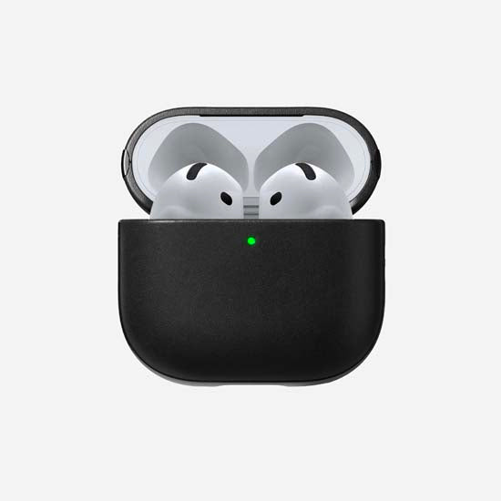 Capa Modern Leather AirPods 4 Preta