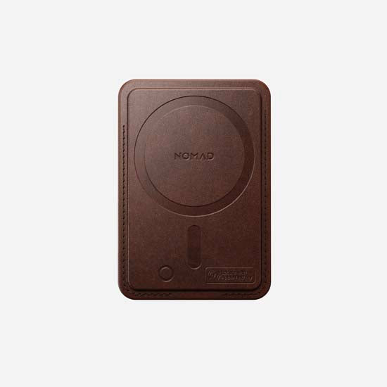Mag Wallet Horween com Find My Rustic Brown