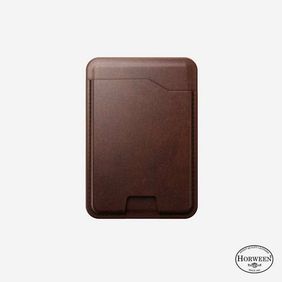 Mag Wallet Horween com Find My Rustic Brown