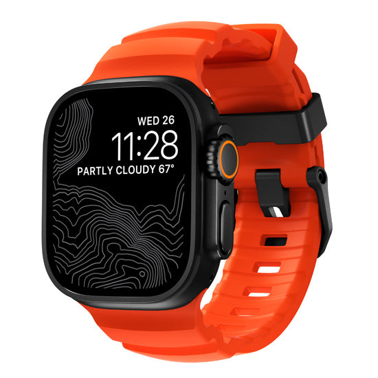 Rocky Point Band 44/45/46/49mm Forest/Black Hardware