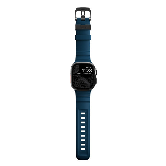 Rocky Point Band 44/45/46/49mm Atlantic/Black Hardware
