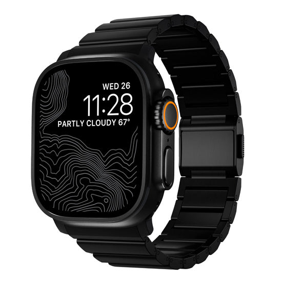 Pulseira de Titânio 44/45/46/49mm Preto