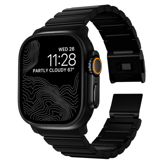 Pulseira de Titânio 44/45/46/49mm Preto