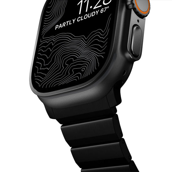 Pulseira de Titânio 44/45/46/49mm Preto