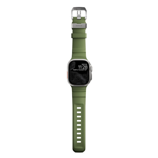 Rocky Point Band 44/45/46/49mm Forest/Natural Hardware