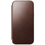 Folio de Couro Modern Horween iPhone 15 Pro Max Castanho