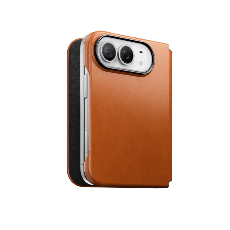 Folio Traditional cuir Horween iPhone Duo Saddle
