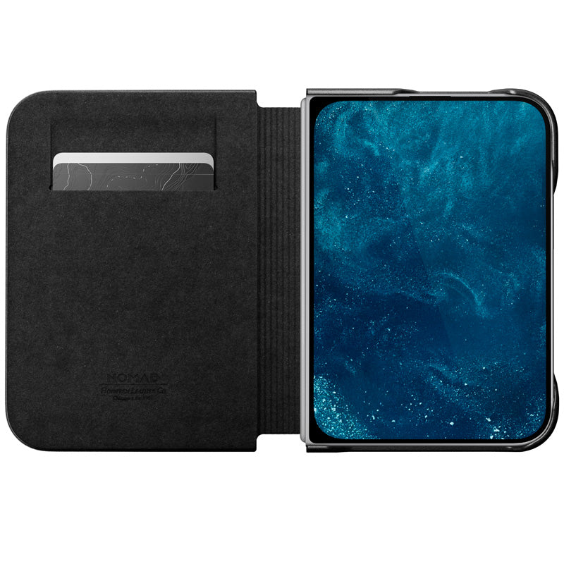 Folio Traditional cuir Horween iPhone Duo Noir