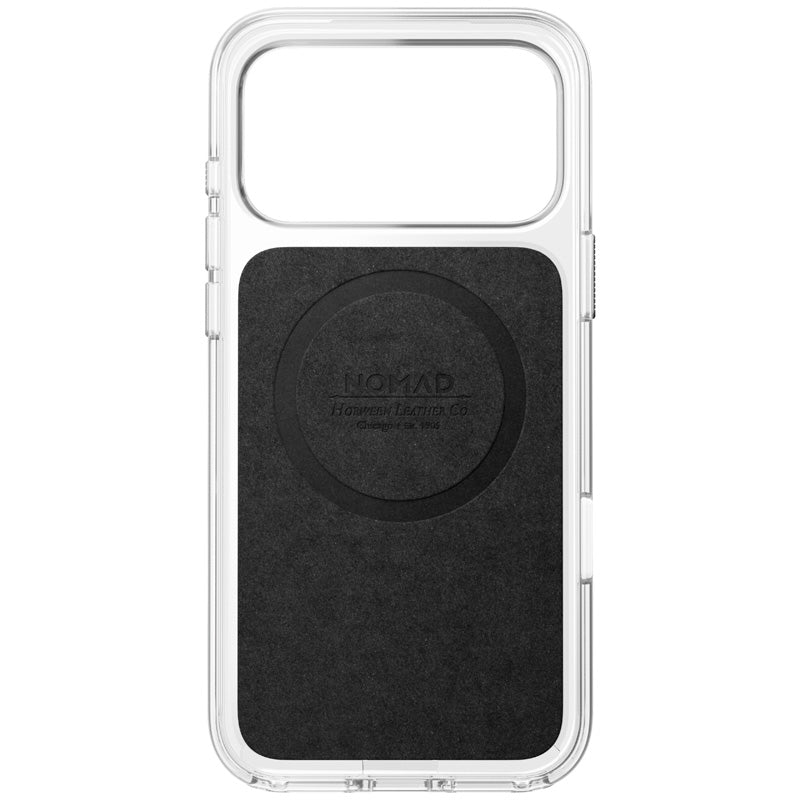Capa Clear Leather Horween iPhone 18 Pro Max Saddle